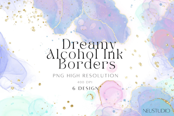 Elevate Designs with Watercolor Border Clip Art