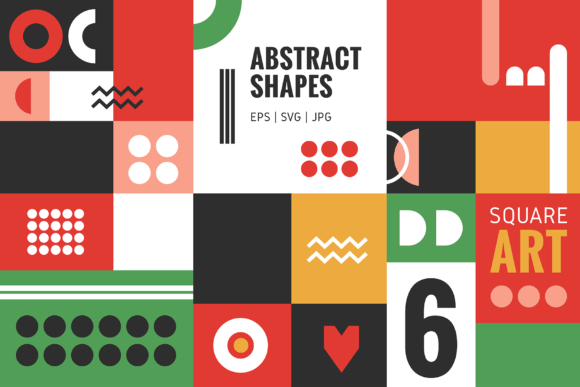 Elevating Brand Identity with Abstract Geometric Vector Shapes: A Modern Design Strategy