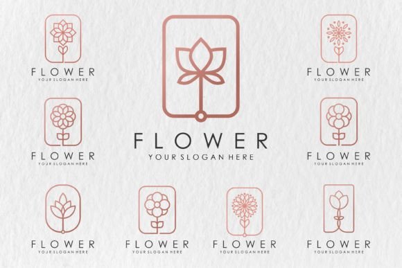 Flower Logo Design - SVG File Guide