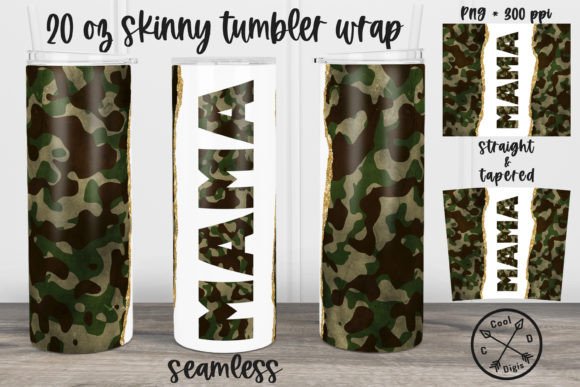 Mastering the Art of Sublimation: A Guide to Camouflage Seamless Mama Tumbler Wraps
