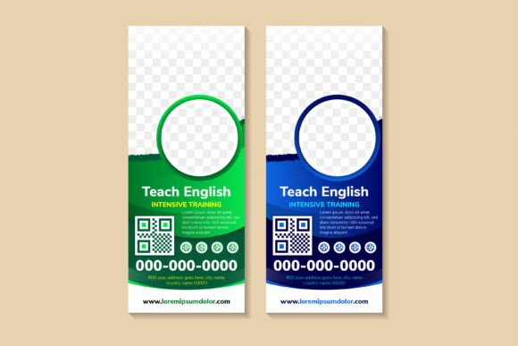 Maximizing Impact with an Intensive Training Vertical Banner for English Education
