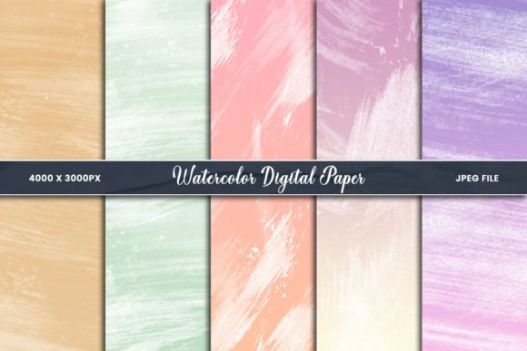 Unlocking Creative Potential with Pastel Watercolor Digital Paper
