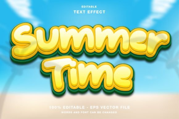 Unlocking Vibrant Visuals: A Guide to the Summer Time 3D Cartoon Style Text Effect